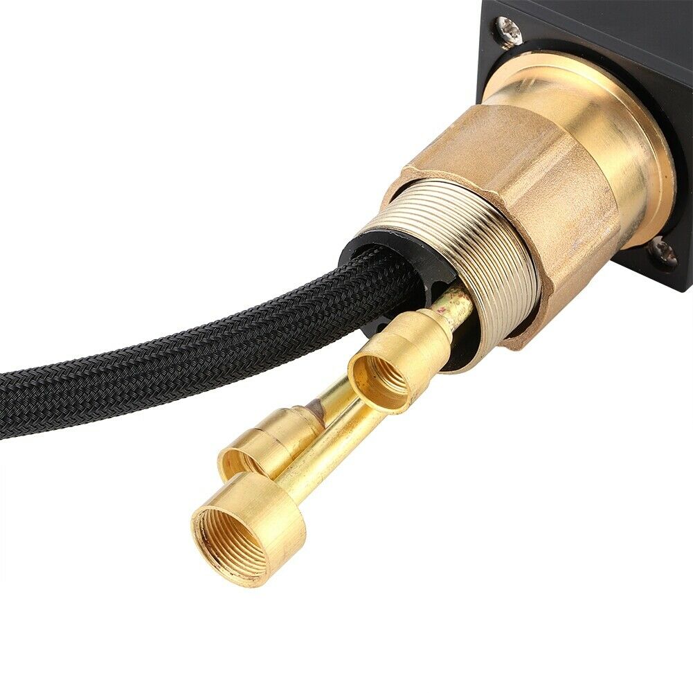 Black Kitchen Basin Pull Out Faucet Stainless Steel Mixer Spray Tap Swivel Sink