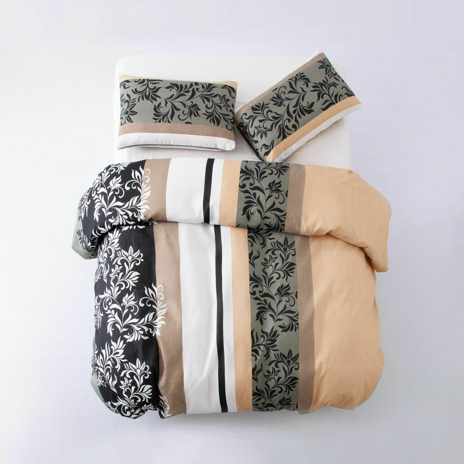 Duvet Cover Bedding Set + Pillowcase Single Double King Size Stylish Quilt Cover