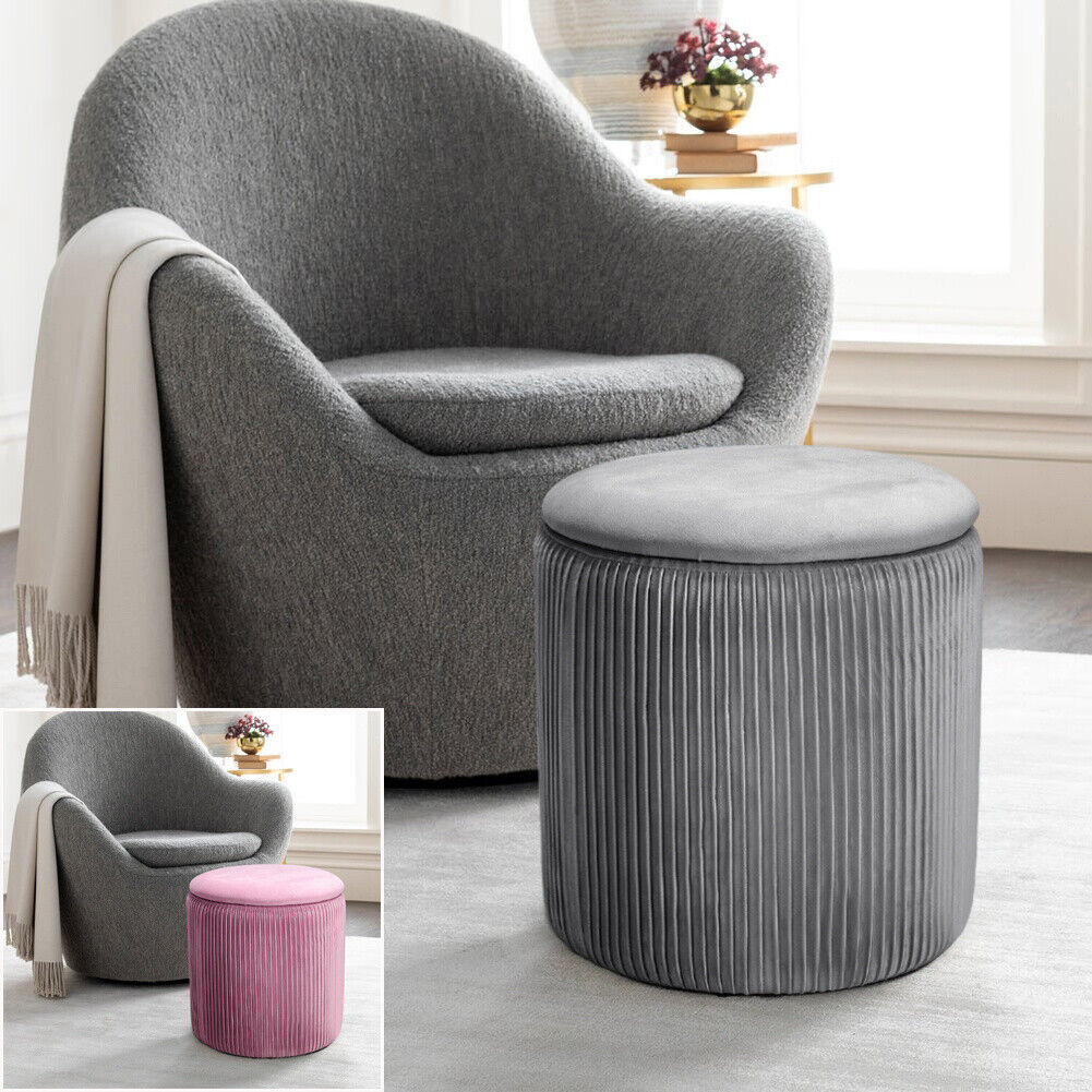 Velvet ottoman outlet chair