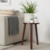 2x Small Side Table Round End Table Wood Plant Stand 3-Legs Stool Furniture Home