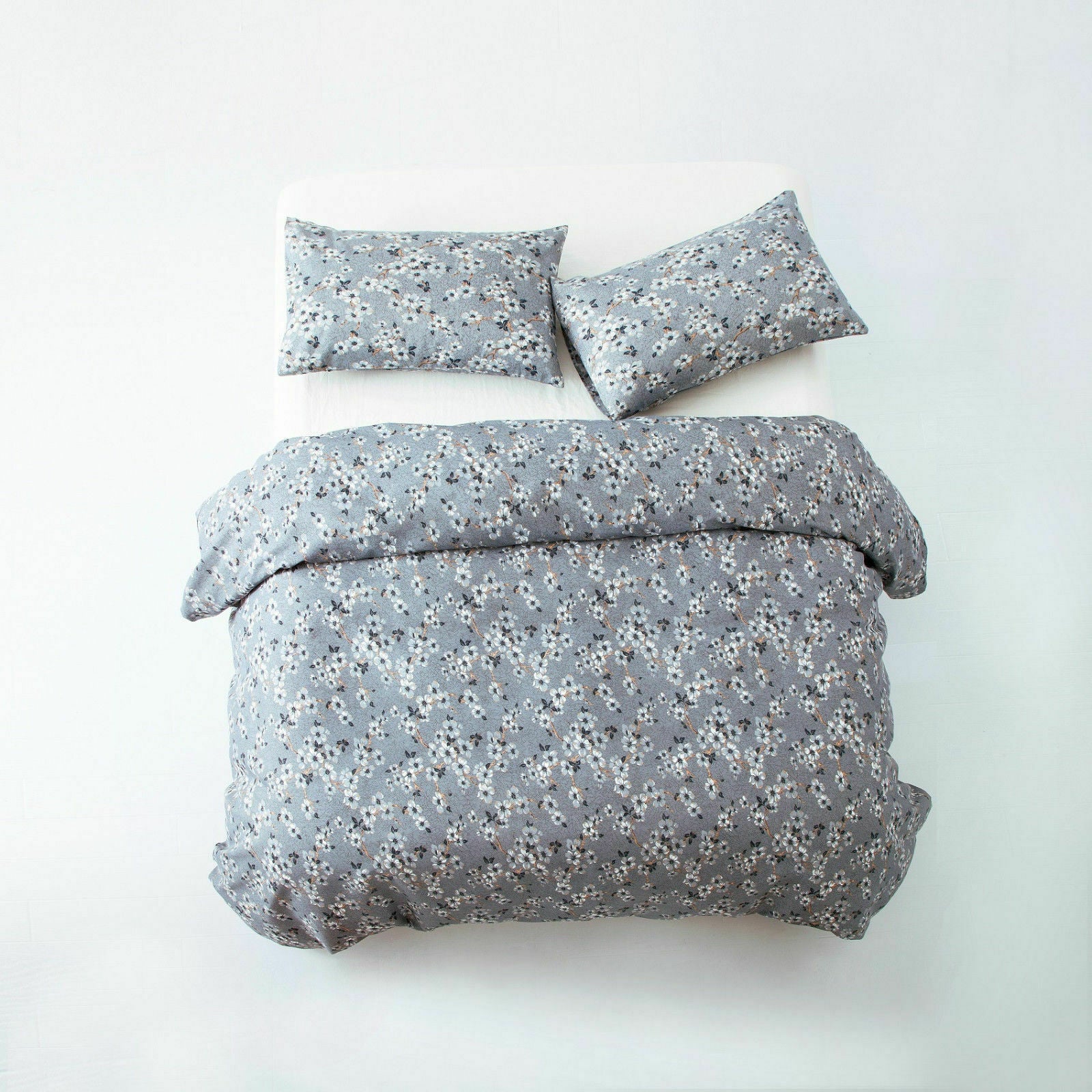 Duvet Cover Bedding Set + Pillowcase Single Double King Size Stylish Quilt Cover