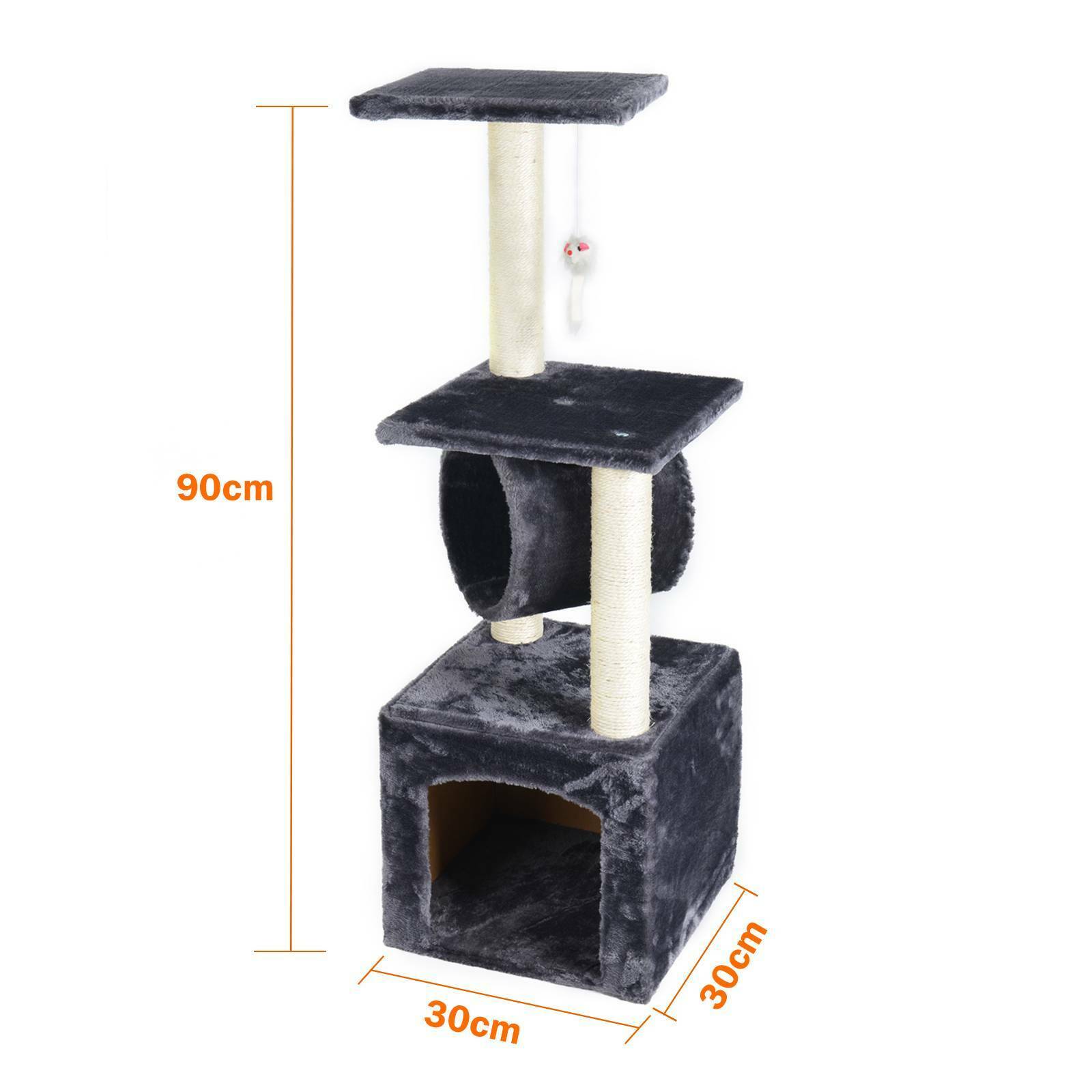 Cat Scratching Cat Tree Scratching Scratcher Activity Kitten Scratch Toys 90cm