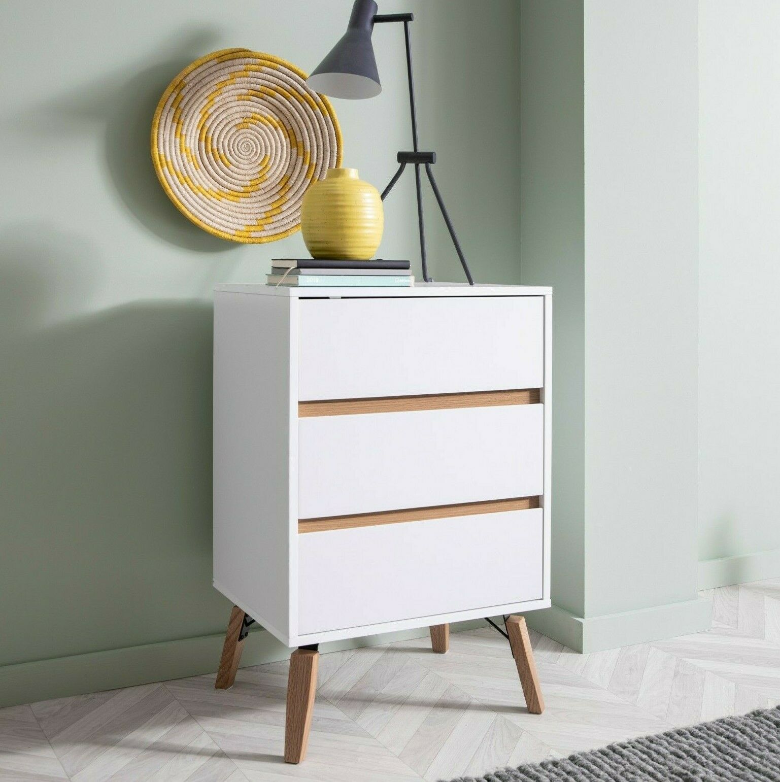 Bedside Table Side Table Mid Century Modern Otto