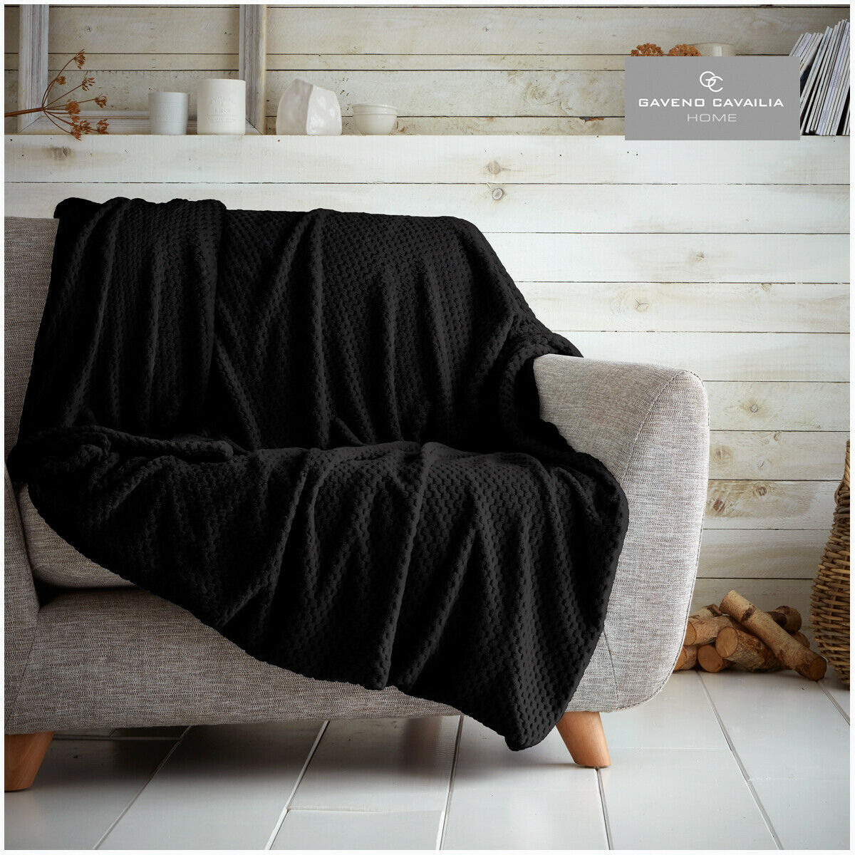LUXURY TEDDY FLEECE POPCORN THROW OVER FOR SOFA BED BLANKET TRAVEL WARM & COSY