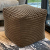 Jumbo Cord Beanbag Cube Large Pouffe Bean Bags in Plush Jumbo Cord beanbags NEW