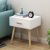 1 Drawer Wooden Bedside Table Cabinet Bedroom Furniture Storage Nightstand UK
