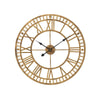 60cm Big Roman Numerals Giant Open Face Metal Large Outdoor Garden Wall Clock