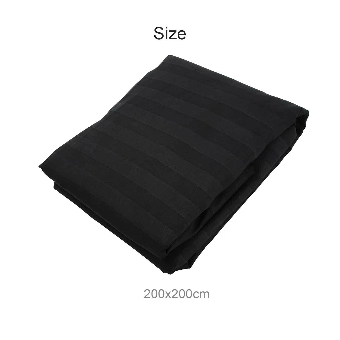 Satin Striped Duvet Quilt Cover Pillowcase/s Bedding Bed Linen Set Double