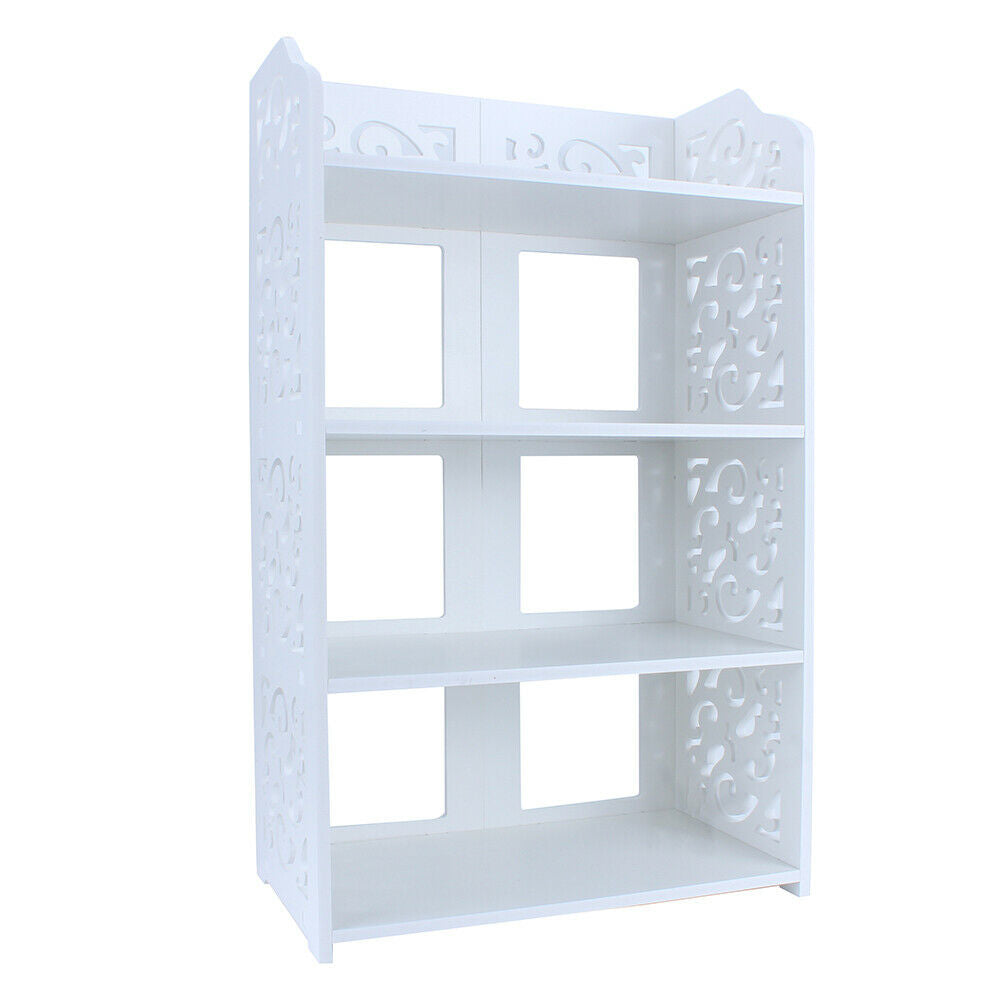 3/4/5 Tier White Shoe Rack Stand Storage Organiser Unit Shelf For Home Room