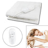 Electric Heated Throw Over Under Blanket Fleece Washable Polyester Warm Mattress