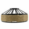 New Vintage Industrial Loft Hemp Rope Iron Pendant Ceiling Light Retro Lamp Hot