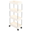 Slim Slide Out Kitchen Trolley Rack Holder Storage Shelf Organiser Mobile Stand