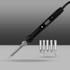 80W LCD Digital Adjustable Temperature Electronics Soldering Welding Iron Kit UK