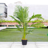 90cm Artificial Palm Tree with Pot Green Fake Plant Indoor Outdoor Home Office