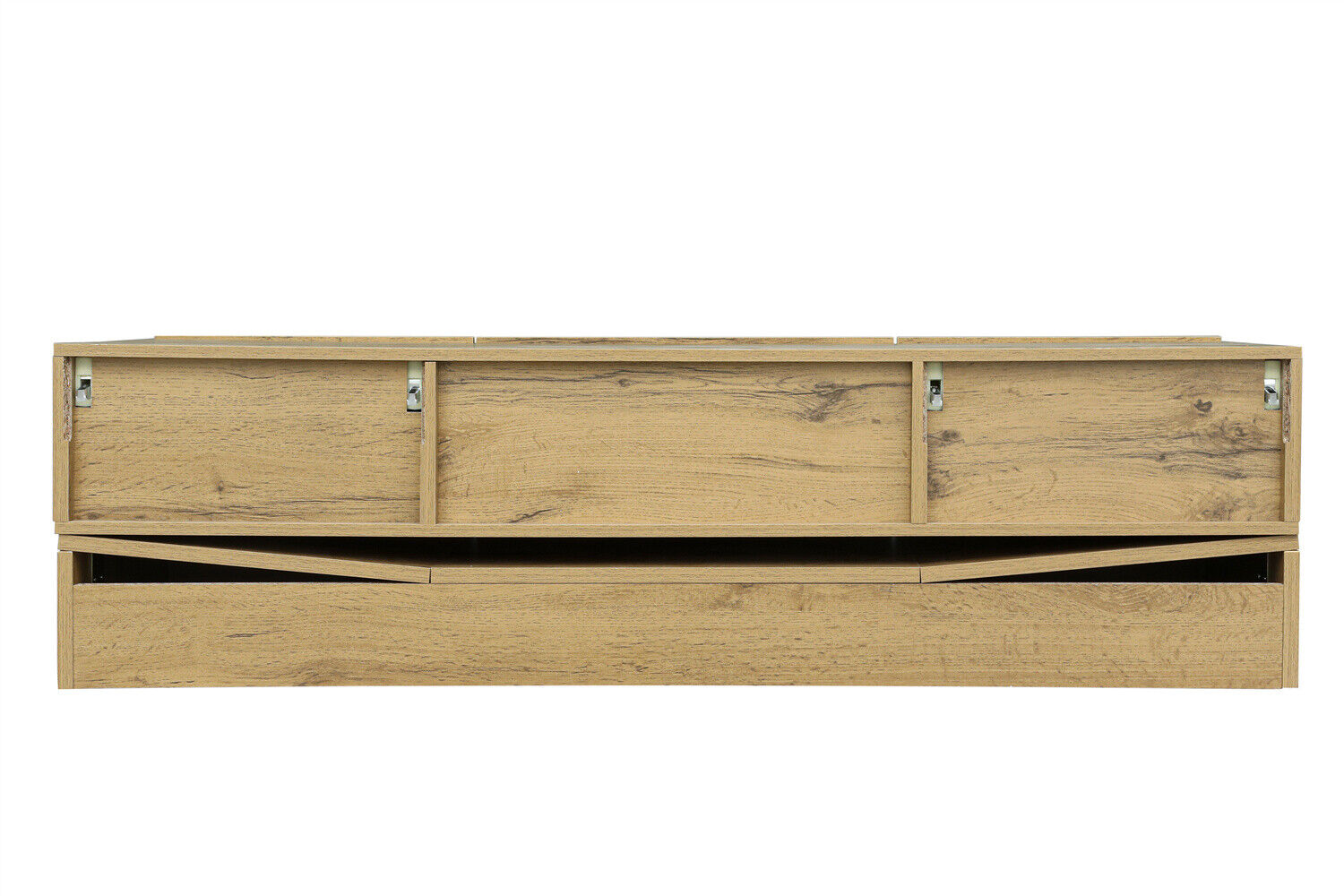 Wall Mount Floating TV Unit Cabinet Stand With LED Lights TV Entertainment HT