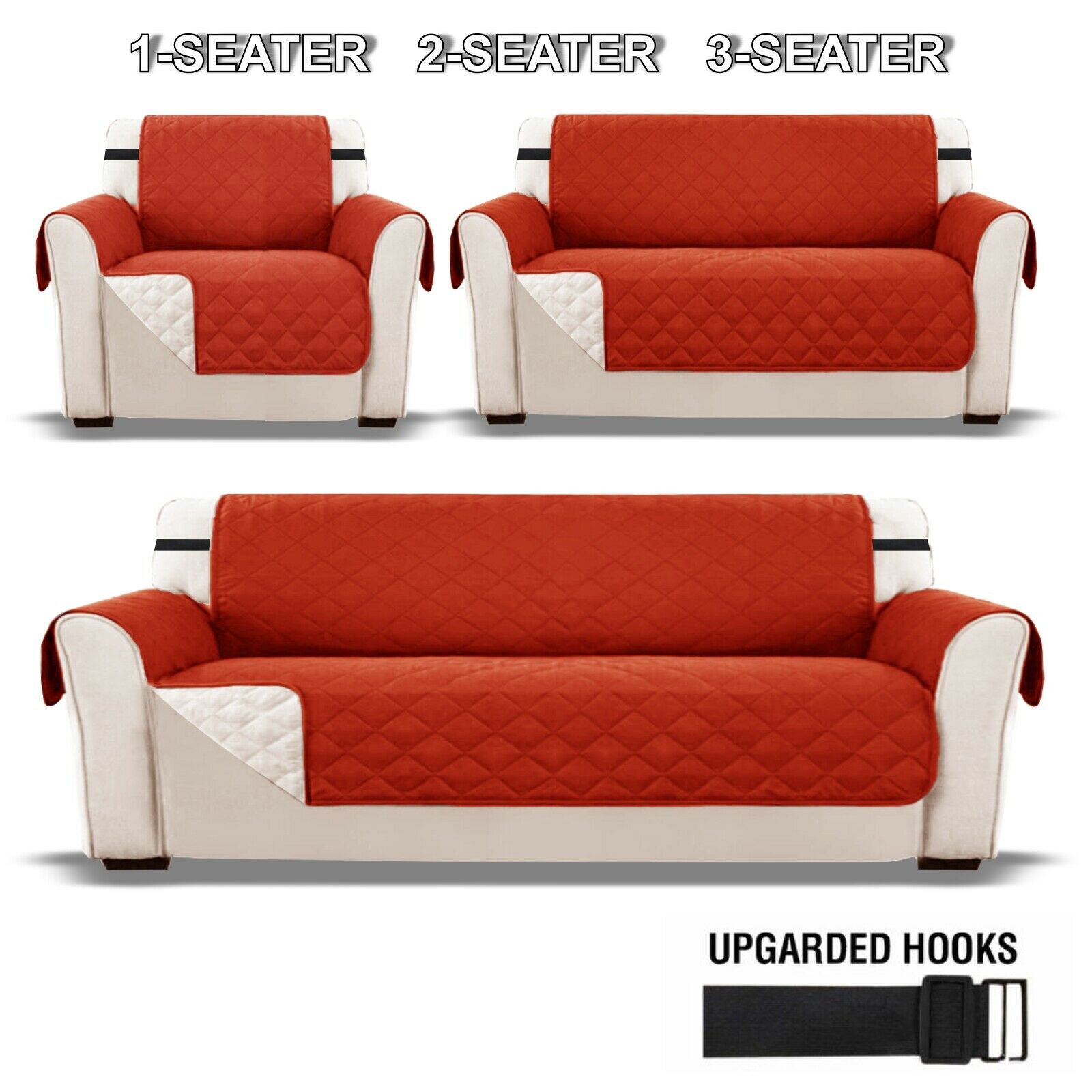 Sofa Covers Quilted Throw Washable Anti Slip Cover Couch Furniture Protector Pet