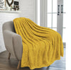 Luxury Waffle Honeycomb Throw Popcorn Blanket Warm Soft Travel Bedspread