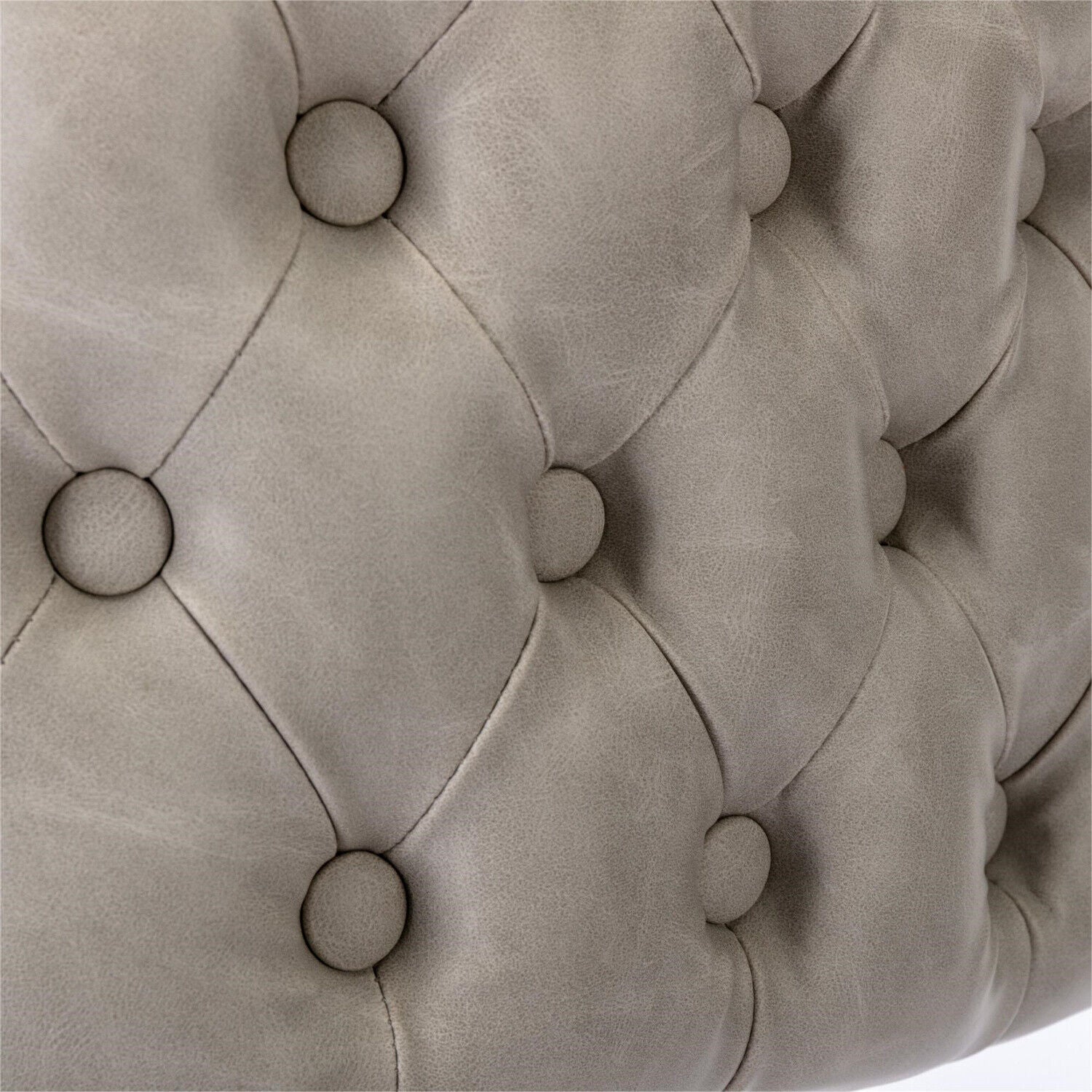 Bar Stools Set of 2 Adjustable Height Swivel PU Leather Pub Bar Chairs Beige