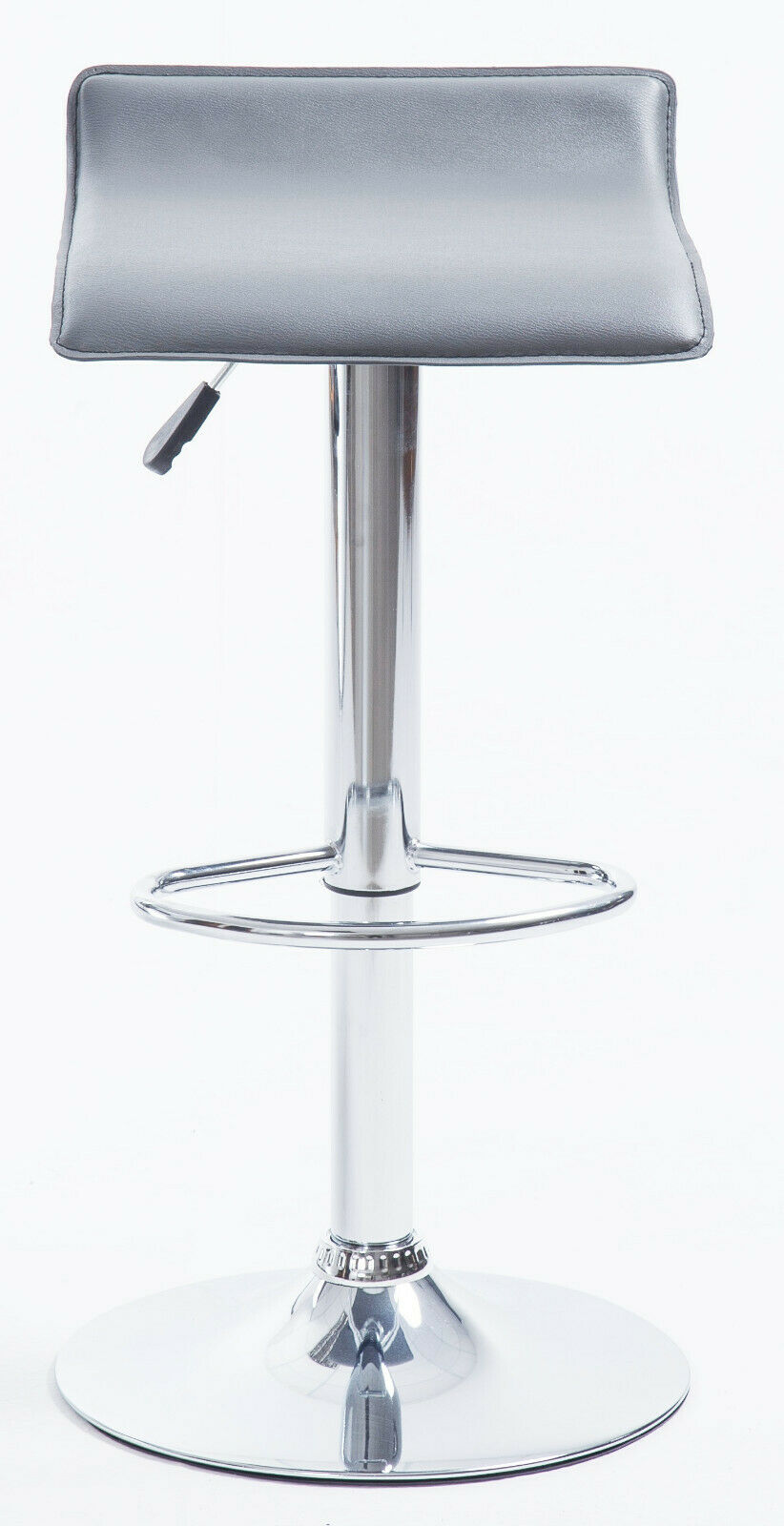 3 x GREY PARIS GAS LIFT BAR STOOLS, BREAKFAST KITCHEN BAR ETC (SET 3 PARIS GREY)