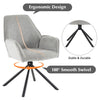 2pcs 180° Swivel Accent Chair Upholstered Armchair Dining Chairs Home Office HT