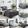 Duvet Cover Bedding Set + Pillowcase Single Double King Size Stylish Quilt Cover