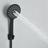 Bathroom Thermostatic Mixer Shower Bath Kit Valve Bar Taps Shower Heads Hose Set