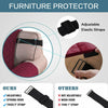 REVERSIBLE Quilted Sofa Cover Furniture Protector Throw Waterproof WITH STRAP