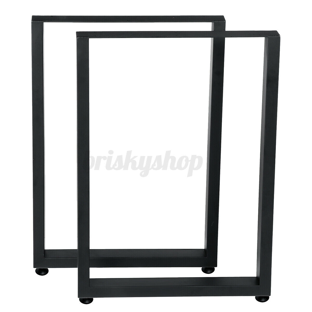 2x Industrial Steel Table Legs Metal Square Shape Dining/Bench/Coffee Table Desk
