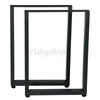 2x Industrial Steel Table Legs Metal Square Shape Dining/Bench/Coffee Table Desk