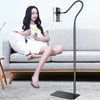 Floor Stand Height-Adjustable Gooseneck for 5-10.6 Inch Tablets iPad Large Base