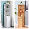 3 Shelf 1 Drawer Slim Corner Cabinet Cupboard Storage Table Bathroom/Living Room