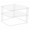 3 Tier Corner Plate Kitchen Cupboard Organiser Tidy Storage Rack Dish Stand