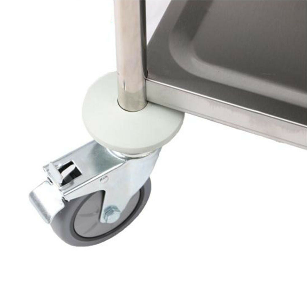 3 Tier Stainless Steel Trolley Cart Hotel Restaurant Serving Catering Train UK