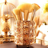 CRYSTAL MAKE UP BRUSH STORAGE BUCKET PENS/PENCILS HOLDER DESKTOP ORGANIZER DECOR