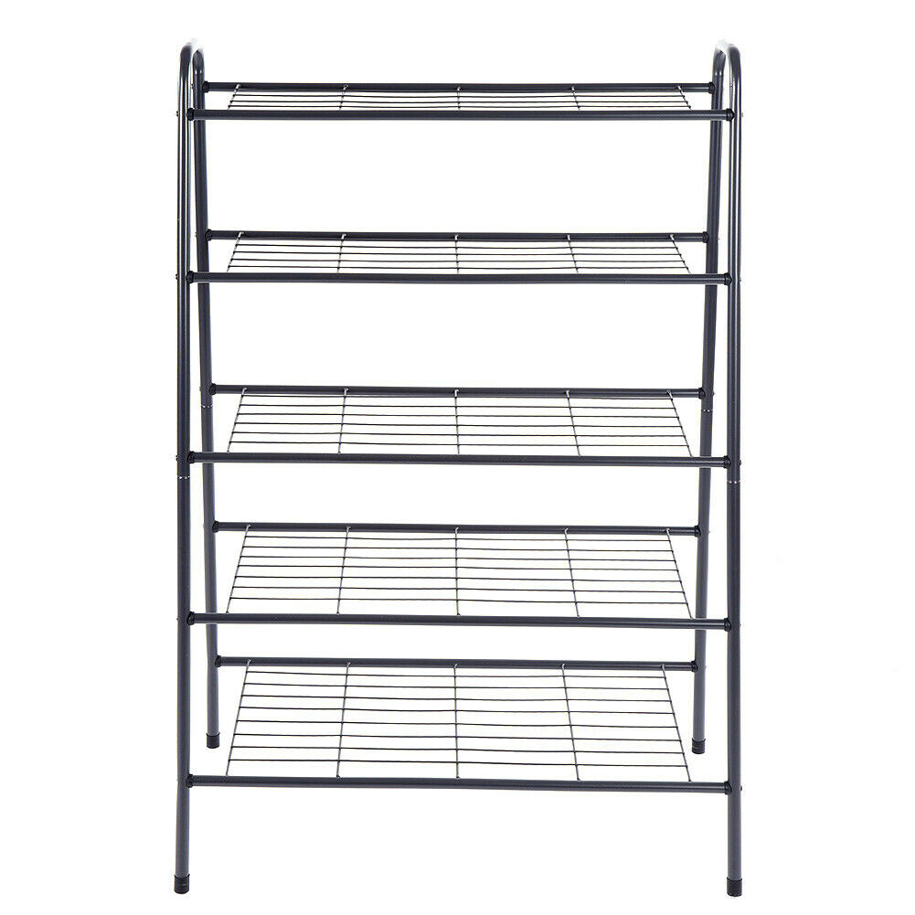 Metal Shoe Rack Storage Organizer Stand Shelf Holder 6-10 Pairs Space Saving