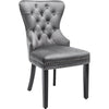 Dining Chairs Velvet Studded Fabric Lounge Padded Accent Side Chair Home Kitchen