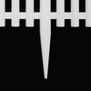 6 Plastic Wooden Effect Lawn Border Edge Garden Edging Picket Fencing Set UK