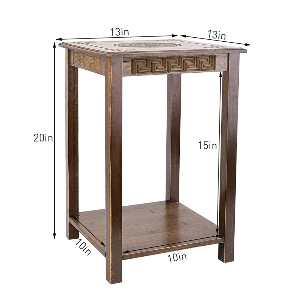 Retro Coffee Table Sofa Side Small Night Stand End Table Tray Bedroom Furniture