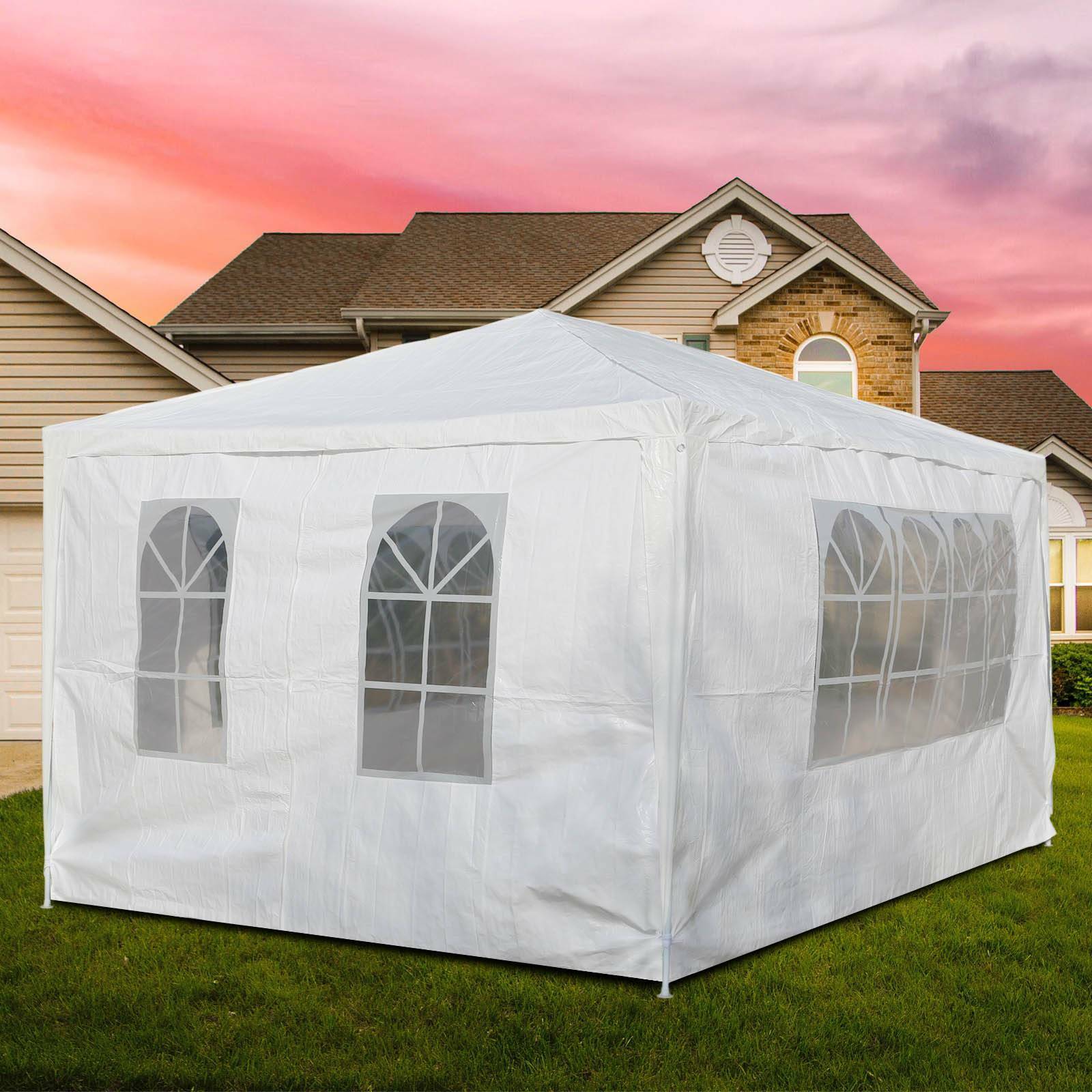 Modern Marquee Canopy Waterproof Garden Wedding Party Tent Sides 3Mx4M UK