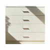 Modern White Chest of Drawer Bedside Table Cabinet 4 Drawer Bedroom Furniture