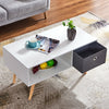 Modern Coffee Table End Table TV Unit with Drawer Lounge Living Room Furniture