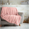 LUXURY TEDDY FLEECE POPCORN THROW OVER FOR SOFA BED BLANKET TRAVEL WARM & COSY
