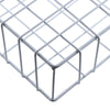 Simple Style Wire Magazine Newspaper Basket Wall Mounted Post Storage Rack Black