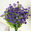In/Outdoor Artificial Fake Flowers Plants For Window Box Plants Garden Porch UK
