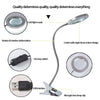 Desk Table Top 8x Magnifier Lamp Eyelash Beauty Nail Salon Tattoo White