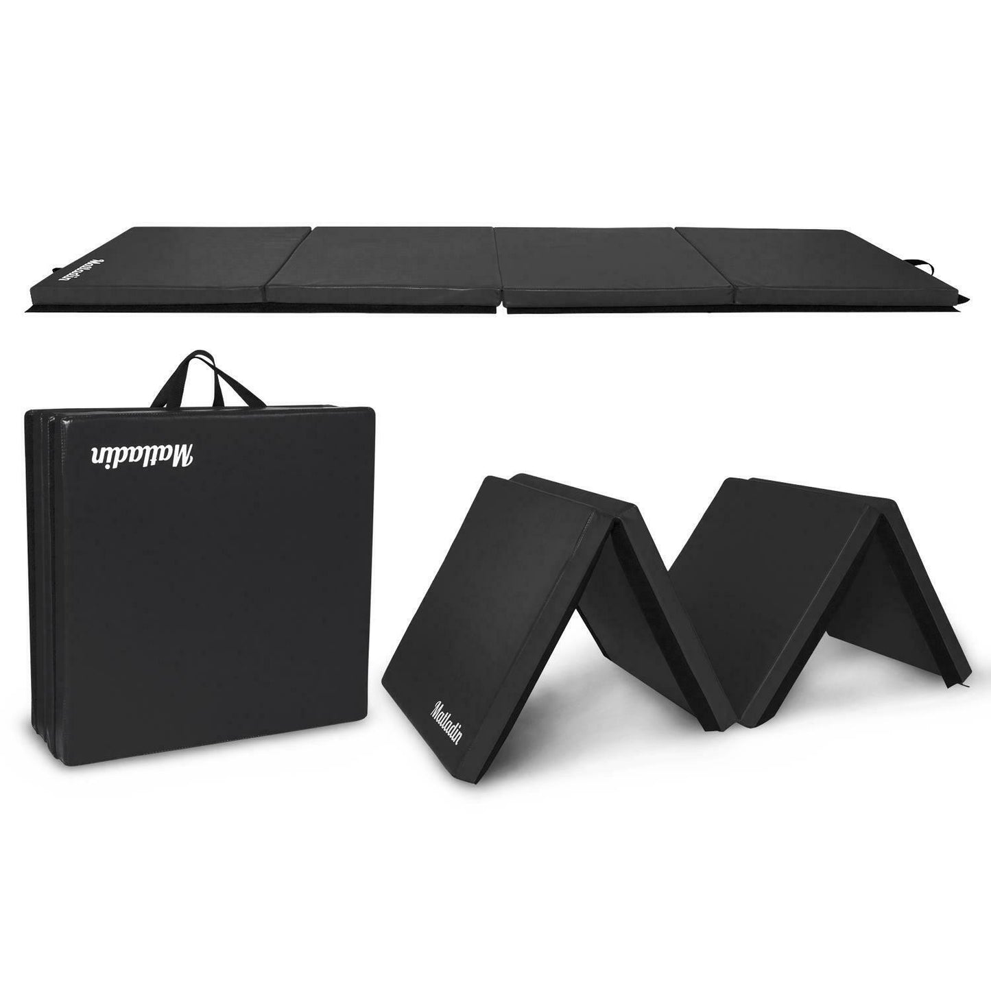 4-Folding Gymnastics Mats Yoga Mat Gym Exercise Workout Fitness Foam Mats UK