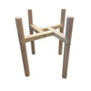 10"-12" Potted Plant Stand Wooden Flower Pot Rack Display Planter Holder Indoor