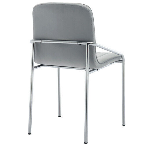 Dining Chairs 2pcs Modern Velvet Dining Armchairs Upholstered Accent Chairs HT