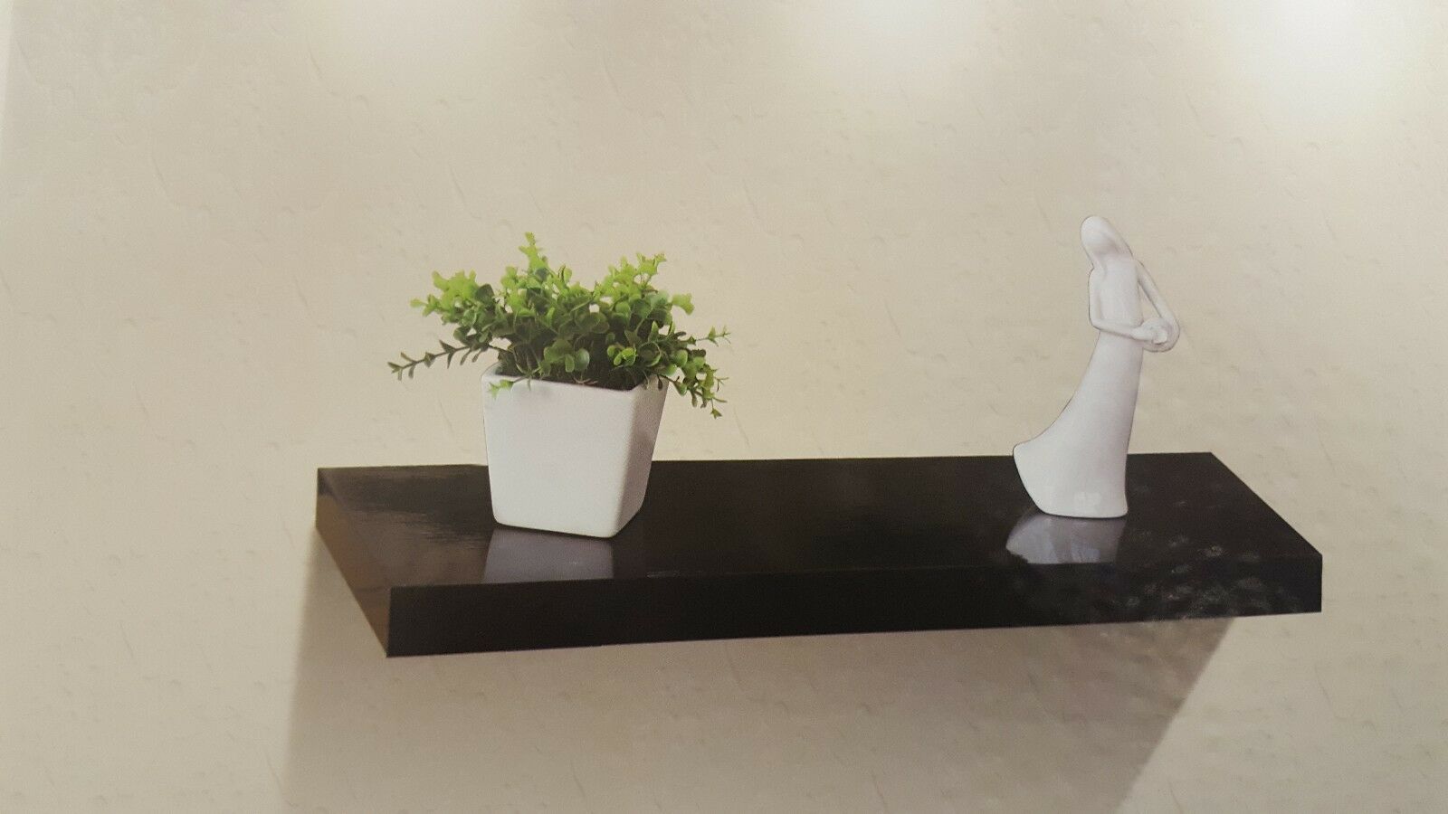 High Gloss Wall Floating Shelf/Shelves White/Black/Grey Display Storage Unit