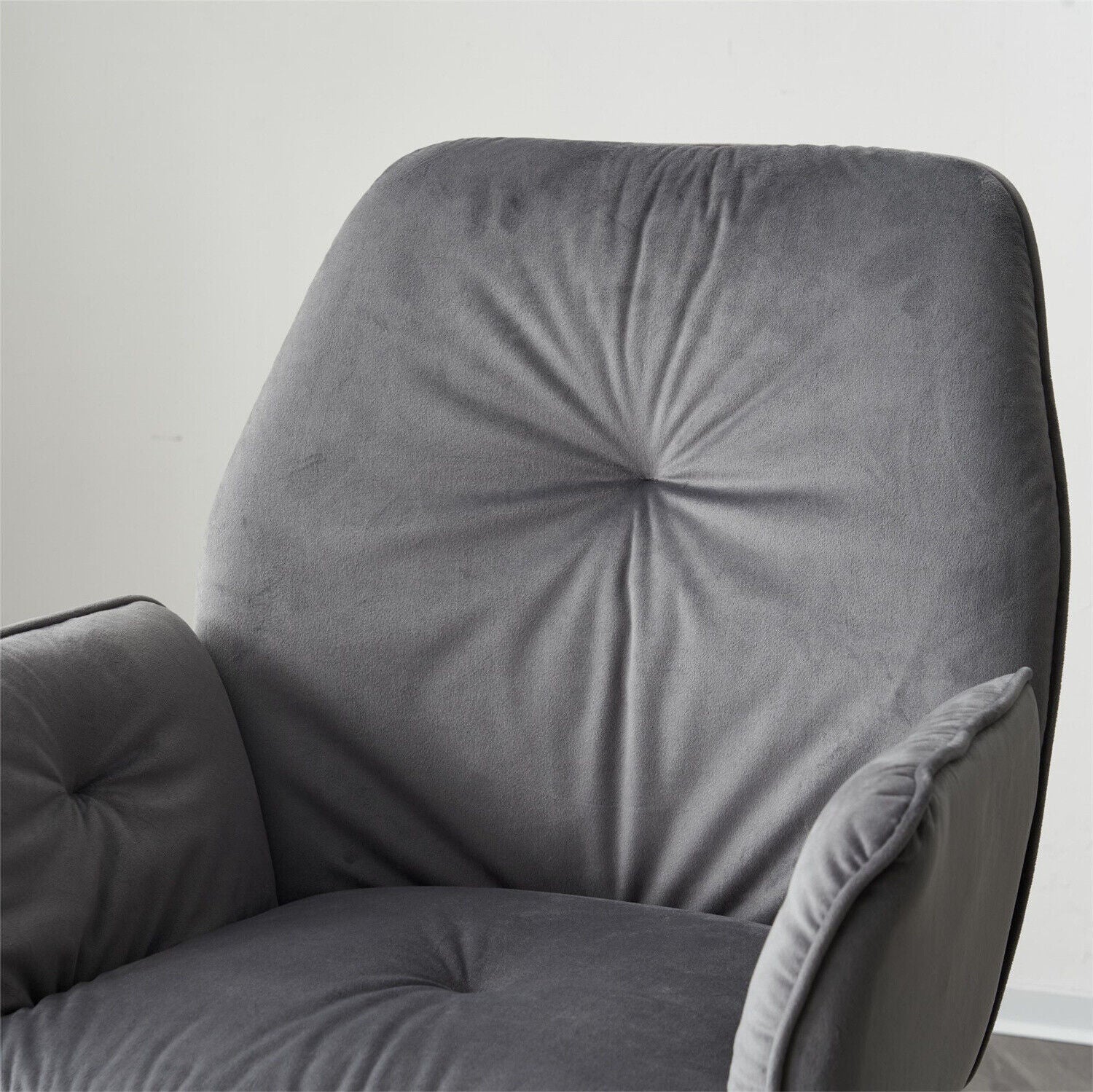 2x Swivel Accent Chair Upholstered Armchair Dining Chairs Home Office Desk Chair